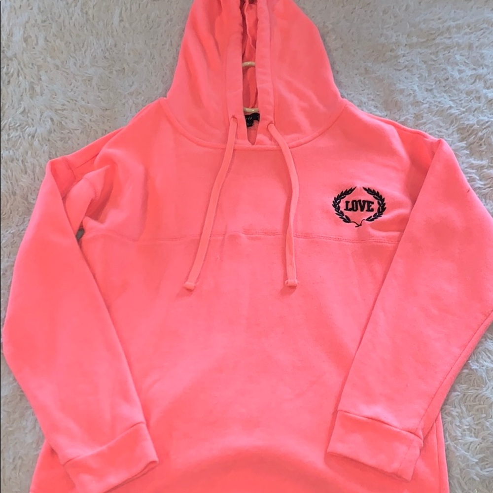 Pink hoodie